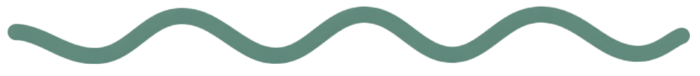 Green wavy horizontal line on white background.